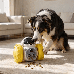 Interactive Robot Slow Feeder Pet Toy