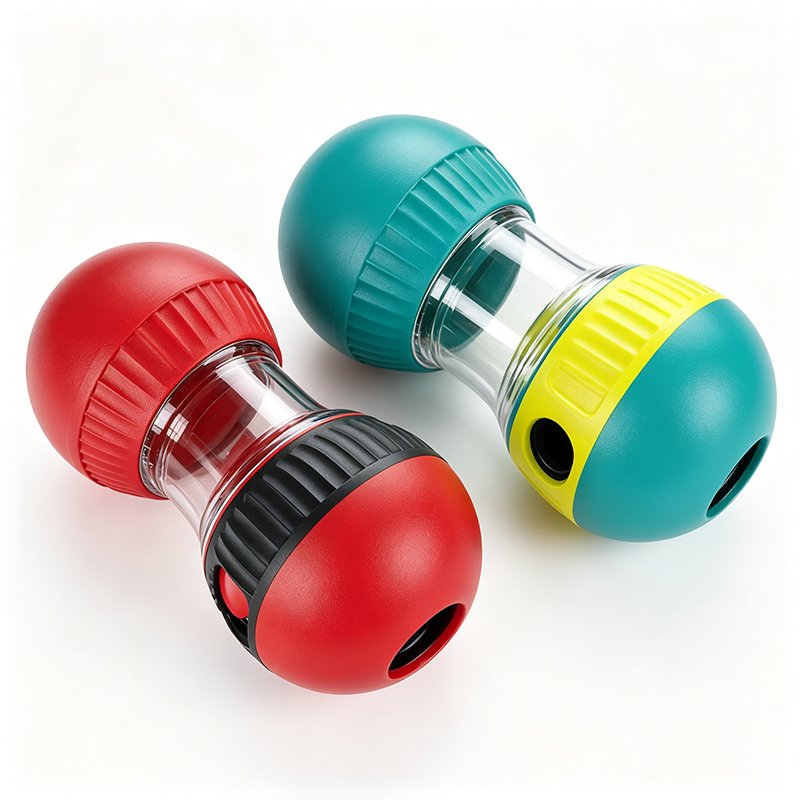Dumbbell Slow Feeder Pet Treat Toy - 图片 3