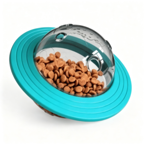 Interactive UFO Slow Feeder Dog Toy