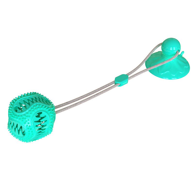 Squeaky Dog Treat Dispensing Ball with Strong Suction Cup - 图片 4