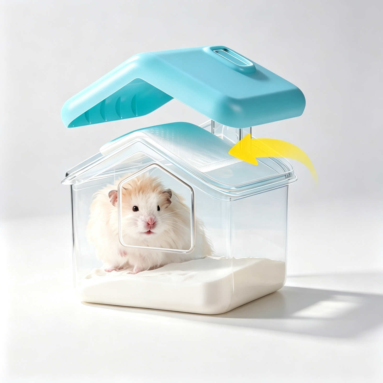 Little Cottage Hamster Sand Bath & Toilet House - 图片 5