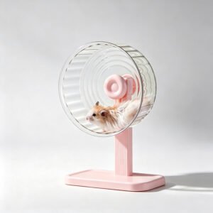 Silent Adjustable Clear Hamster Running Wheel