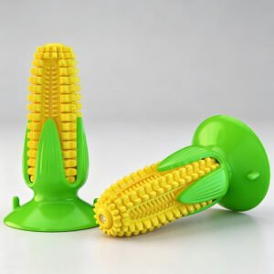 Interactive Corn Suction Chew & Dental Toy for Dogs