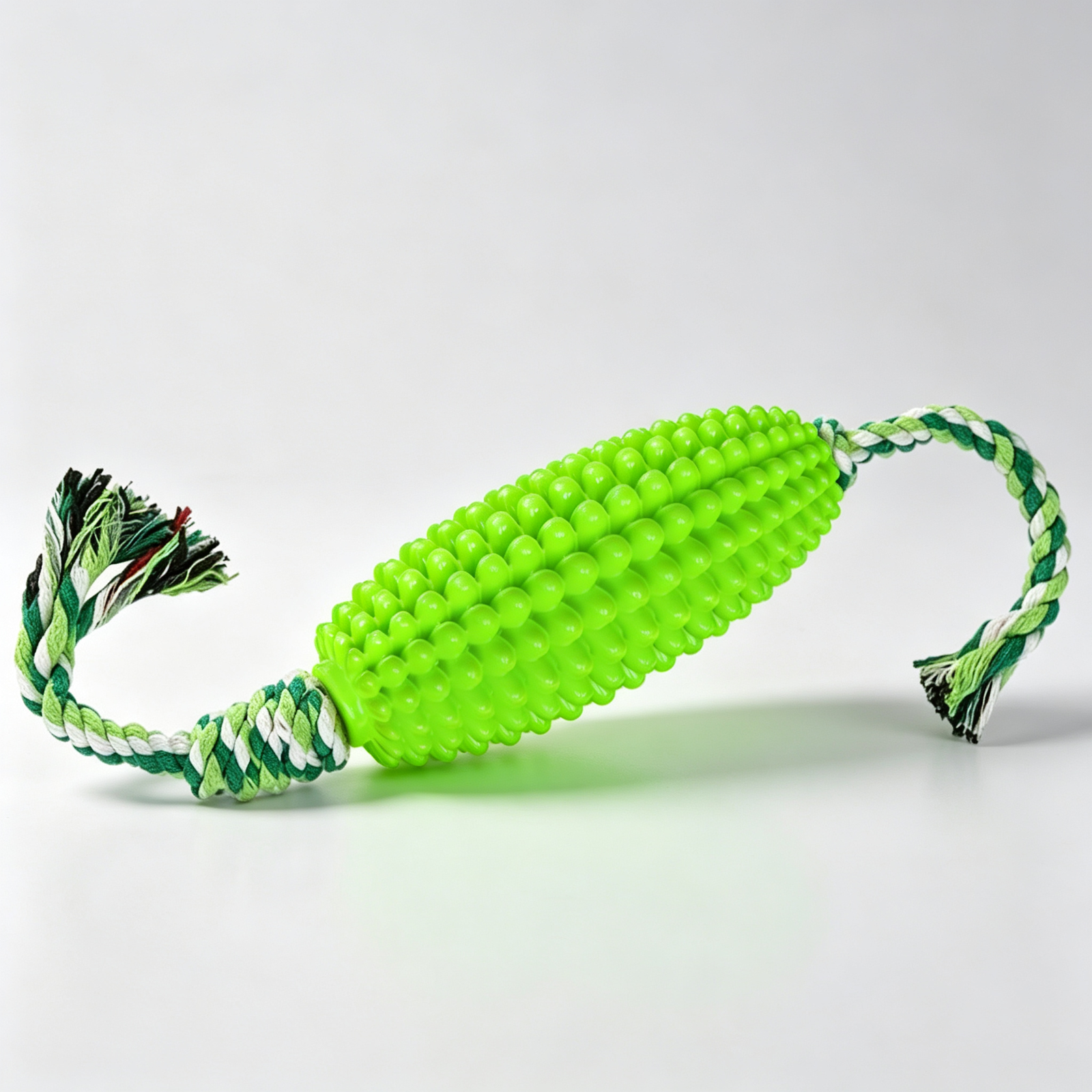 Corn Cob & Rope Tug Dog Chew Toy - 图片 3