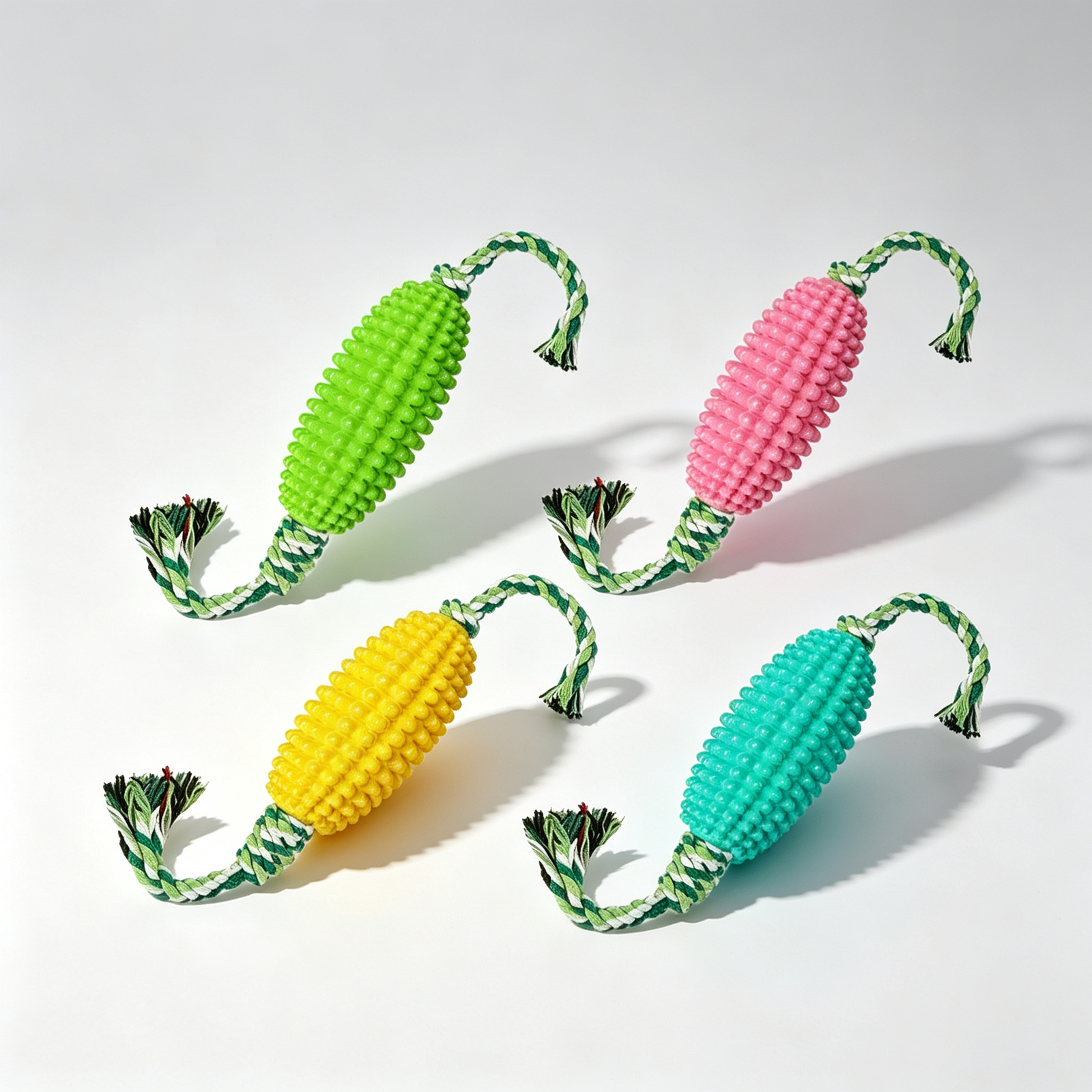 Corn Cob & Rope Tug Dog Chew Toy - 图片 6