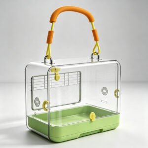 Clear Handbag-Style Travel Carrier for Small Pets