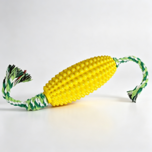 Corn Cob & Rope Tug Dog Chew Toy