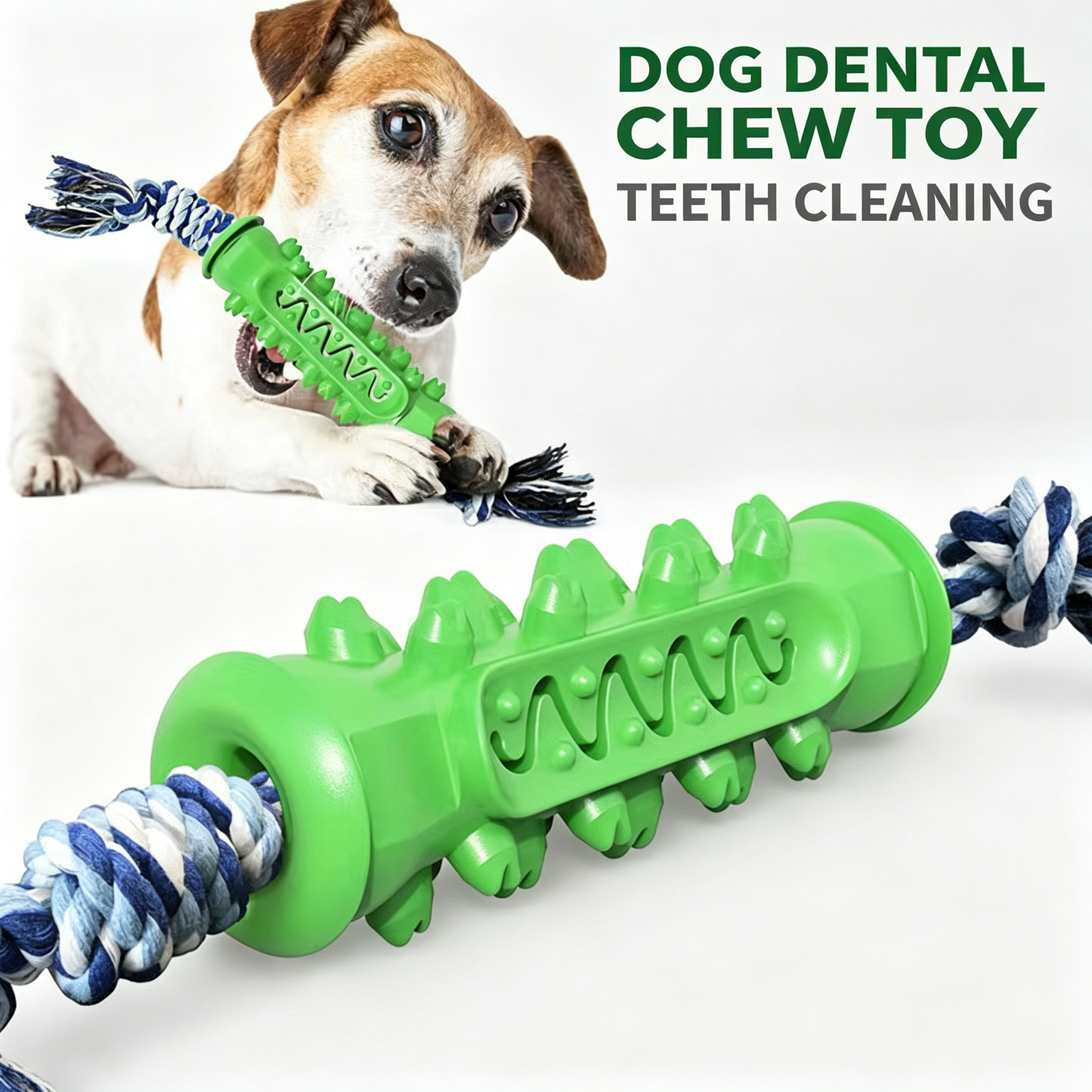 Interactive Rope Dental Chew Stick for Dogs