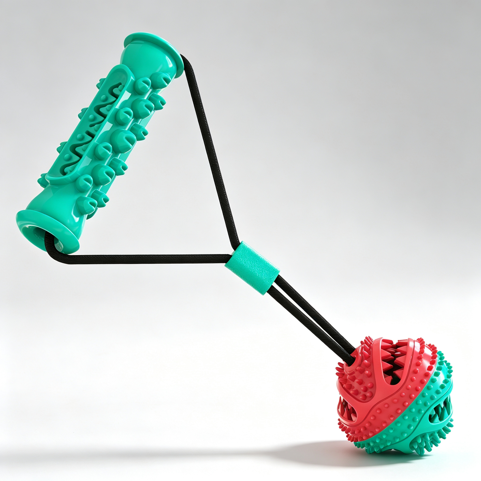 Interactive Tug-of-War Dog Chew Toy with Treat Ball - 图片 3