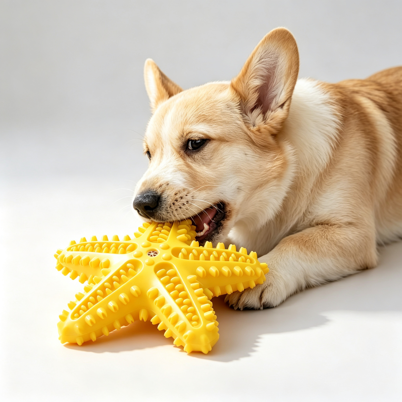 Starfish Squeaky Dental Chew Toy for Dogs - 图片 5