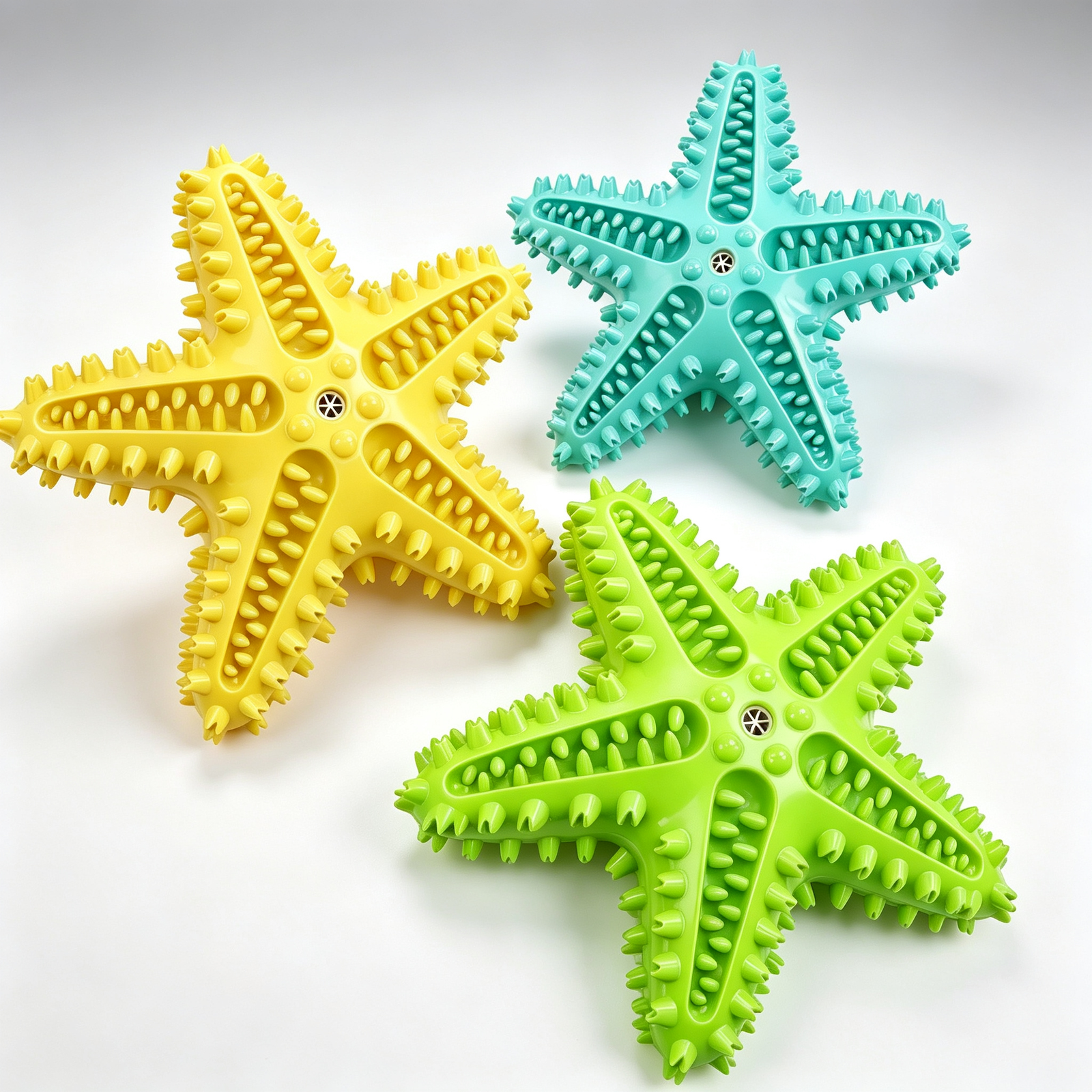 Starfish Squeaky Dental Chew Toy for Dogs