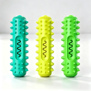 Soft Rubber Dog Toothbrush & Chew Stick