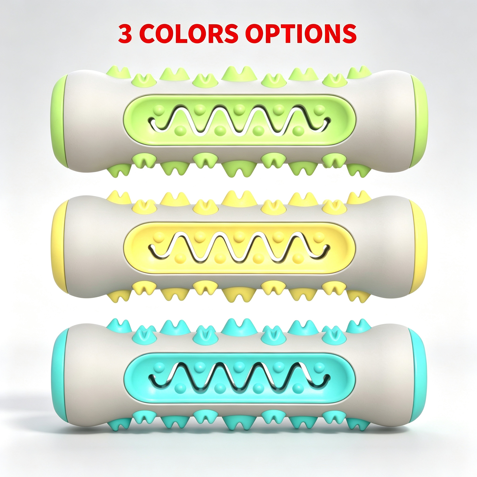 Interactive Self-Brushing Dog Dental Chew Stick