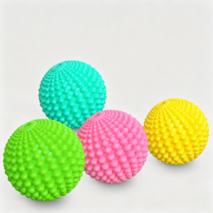 Medium Squeaky Corn Ball Dog Cat Interactive Chew Toy