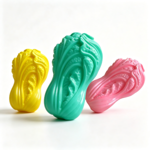 Cabbage Shape Squeaky Dog Chew Toy