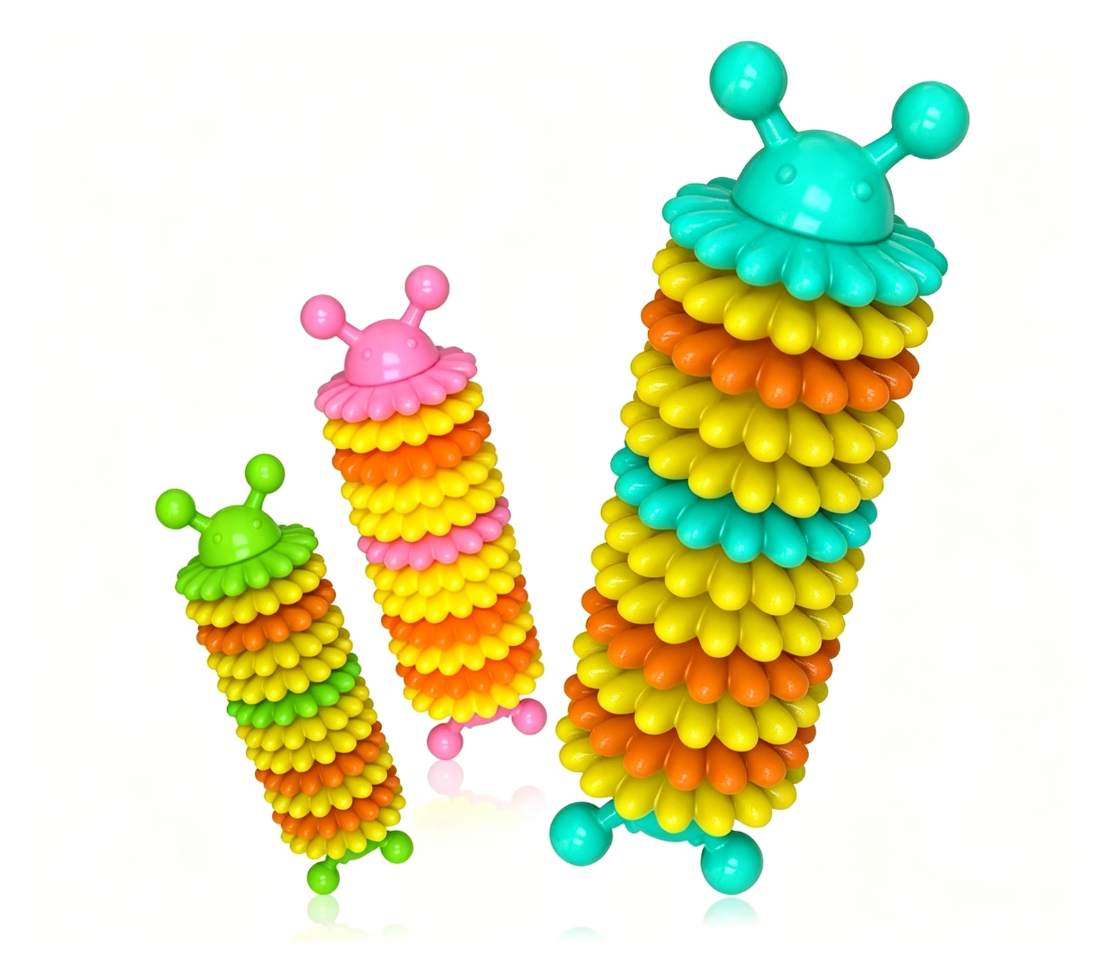 Antenna Caterpillar Dog Chew Toy, Textured Dental Toothbrush for Teeth Cleaning & Teething - 图片 4