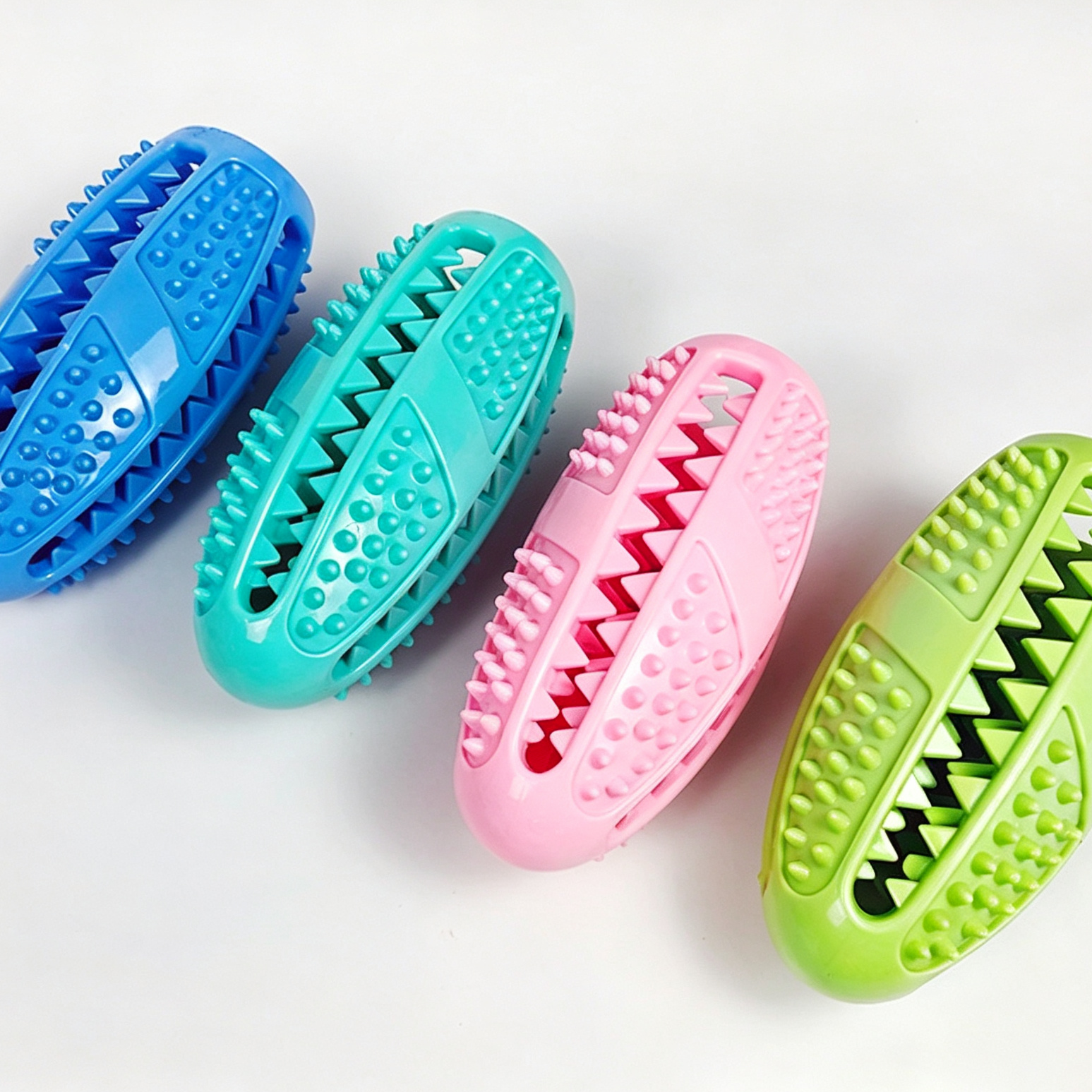 Dog Treat Dispensing Chew Ball, Durable Teeth Cleaning Interactive Dog Toy
