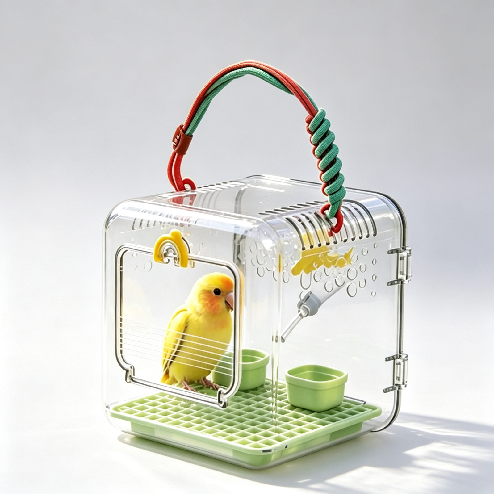 Transparent Treasure Box Small Pet Travel Carrier - 图片 3