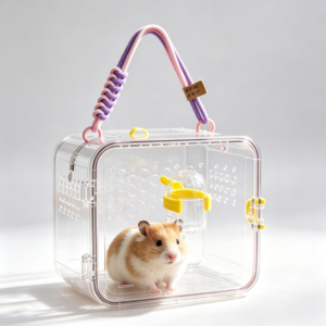 Transparent Treasure Box Small Pet Travel Carrier