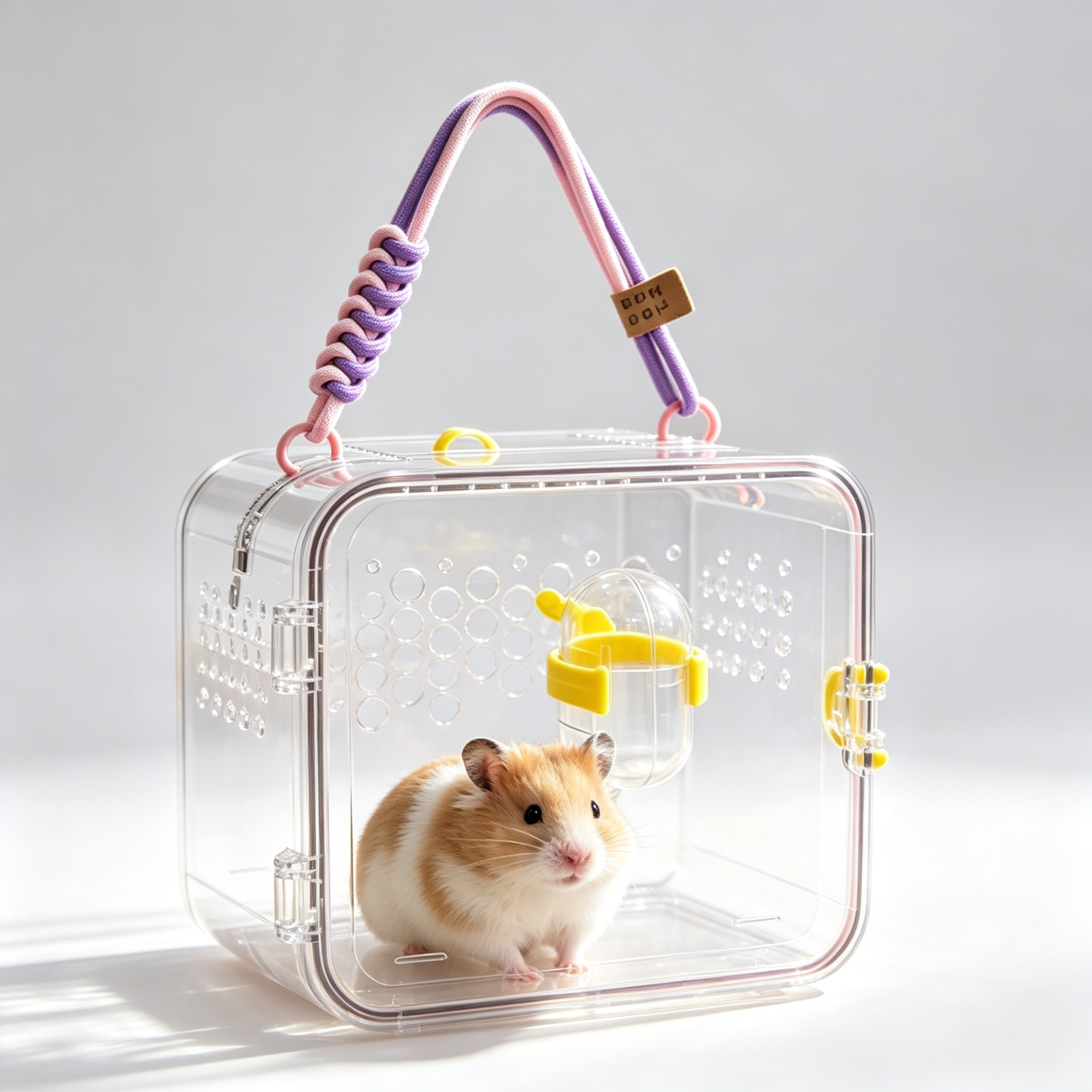 Transparent Treasure Box Small Pet Travel Carrier - 图片 2