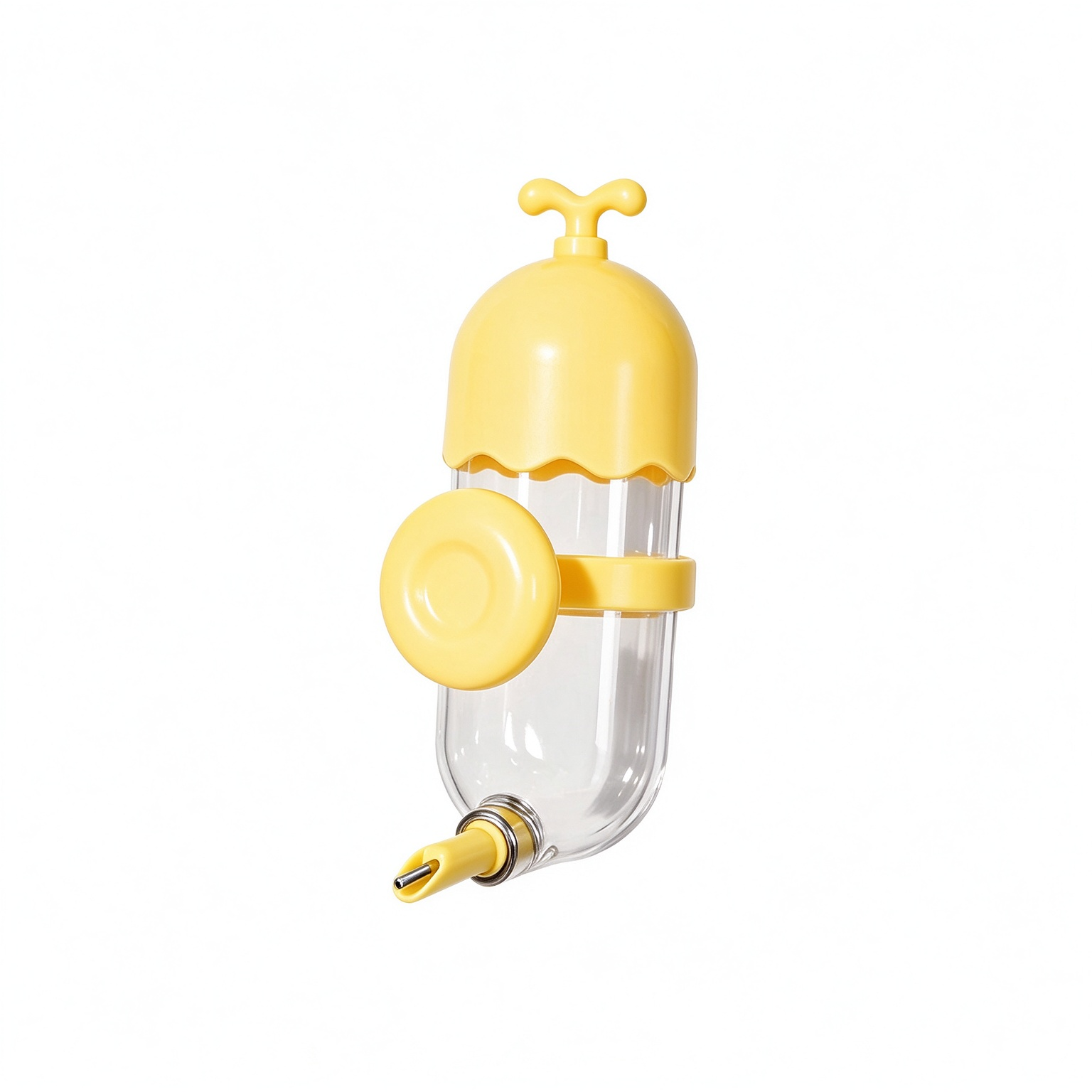 120ml Parrot Water Dispenser, No Drip Bird Water Bottle with 304 Stainless Steel Nozzle