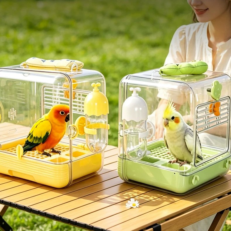 120ml Parrot Water Dispenser, No Drip Bird Water Bottle with 304 Stainless Steel Nozzle - 图片 6